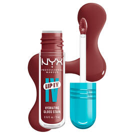 Lip I.V. Hydrating Lip Gloss Stain bottle and doe foot applicator.
