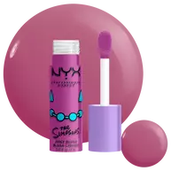 NYX Professional Makeup The Simpsons Fat Blush packshot with blush swatch and product packaging on a white background in shade 02 Lavender Sass