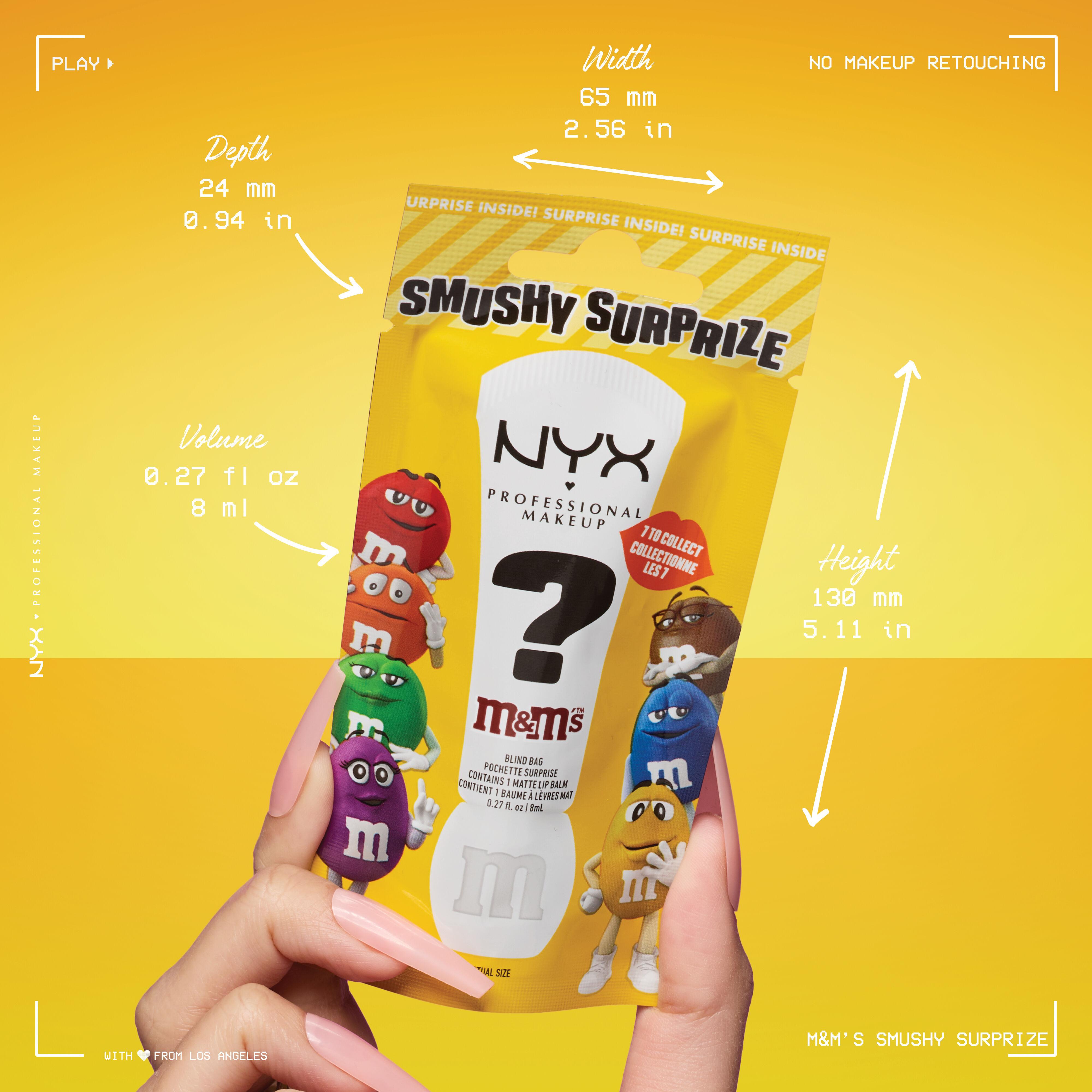 M&M'S Smushy Surprize Matte Lip Balm