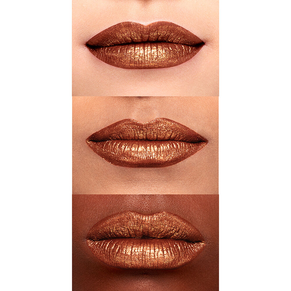 Glitter Goals Liquid Lipstick on different lip shapes and colors