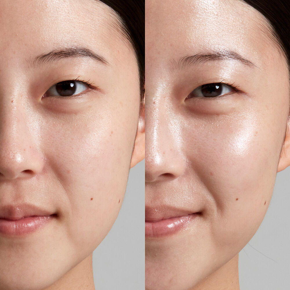 High glass face primer before and after model 1