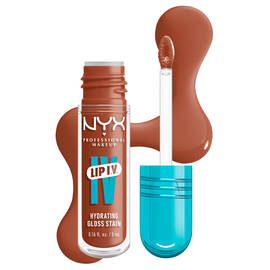 Lip I.V. Hydrating Lip Stain Gloss bottle and doe foot applicator