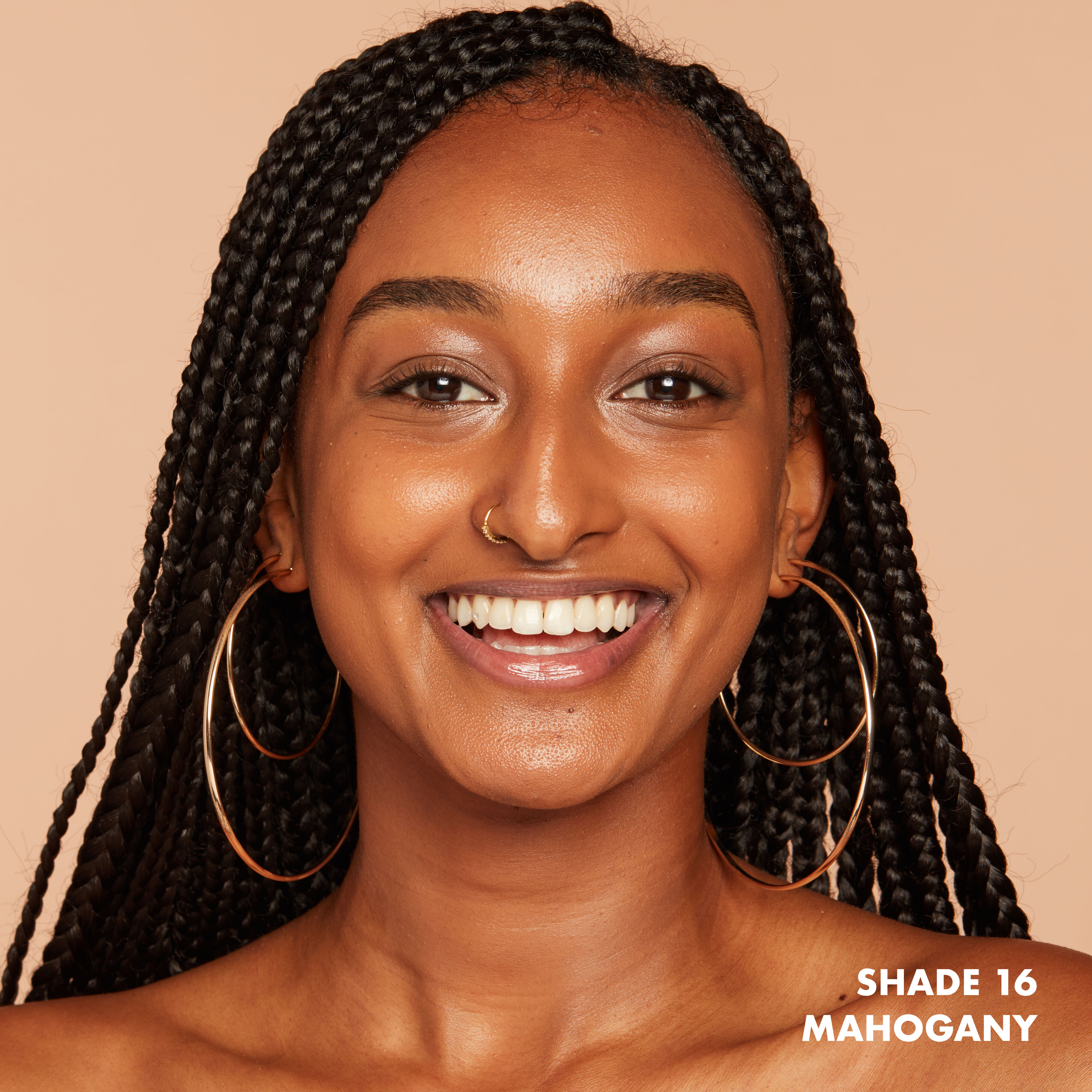 Total Control Pro Drop Foundation on model 1