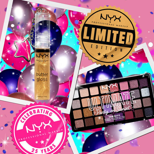 25K Gold Sparkle Butter Lip Gloss NYX Professional Makeup