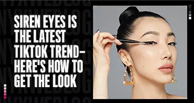 Siren Eyes tiktok makeup trend tutorial