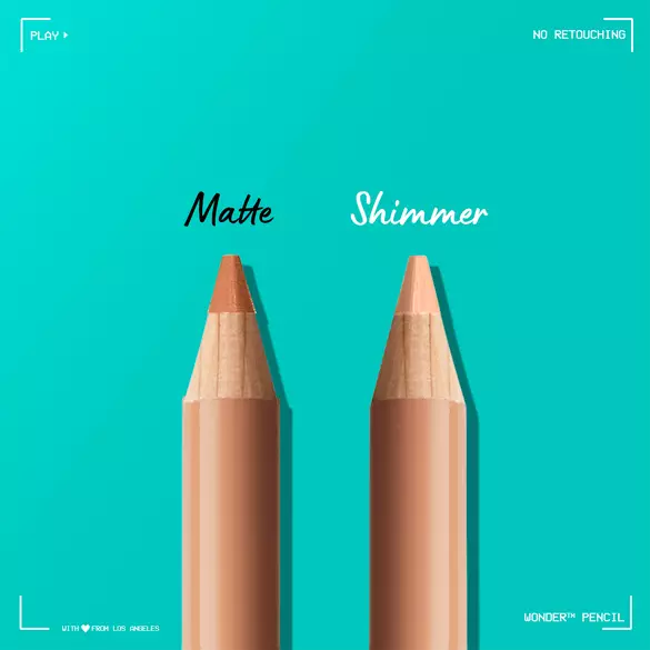 Microhighlighting duo in matte and shimmer colors