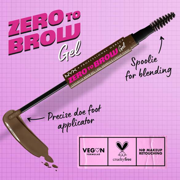 Gel líquido para sobrancelhas Zero-To-Brow