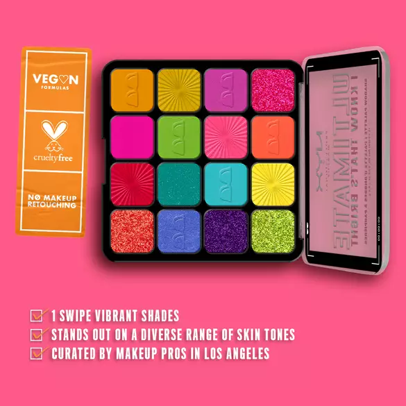 Opened I Know That's Bright Ultimate shadow Palette.