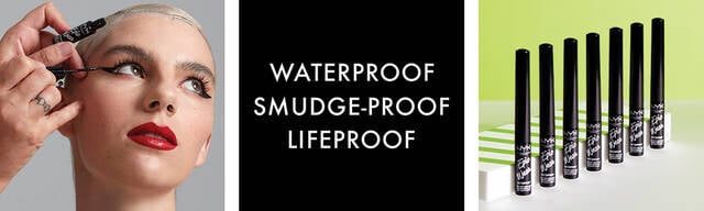 Waterproof, Smudge Proof, LifeProof.
