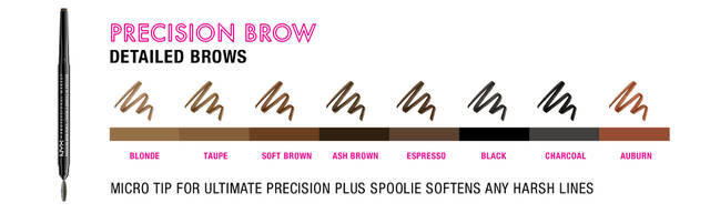 Precision Brow Pencil shades