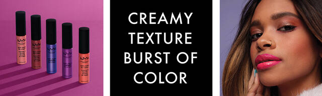 Creamy texture burst of color