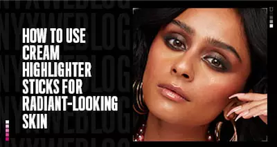 How to use cream highlighter sticks