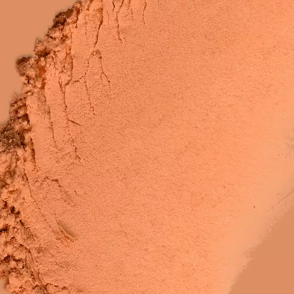 Texture swatch of Wonder Snatch™ Setting Powder in shade Sassy Spice, a translucent medium-deep shade