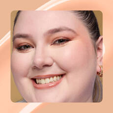 Close-up of model wearing Wonder Snatch(TM) Concealer in Shade 04 Alabaster.