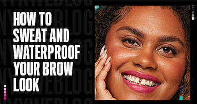 How to waterproof your eyebrow look
