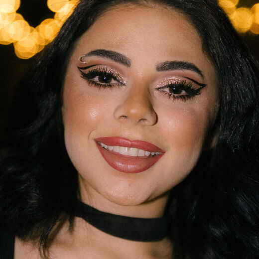 Euphoria Inducing Makeup Glitter Eye Look Nyx Professional Makeup