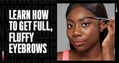 Fluffy Brows tutorial for full eyebrows