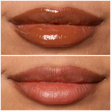 04 COCOA QUENCH! shade of Lip I.V. Hydrating Lip Gloss Stain for both shine and stain.