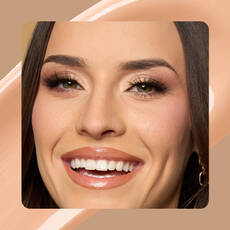 Close-up of model wearing Wonder Snatch(TM) Concealer in Shade 10 Light Beige.