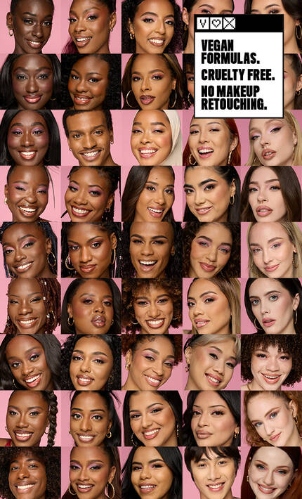 Collage of diverse individuals with various hairstyles and skin tones. Text at the bottom reads "Live Consultation: Face."