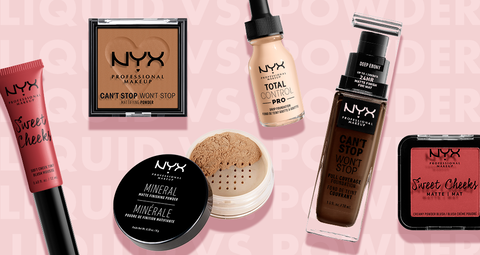 Liquid Makeup Vs Powder Nyx