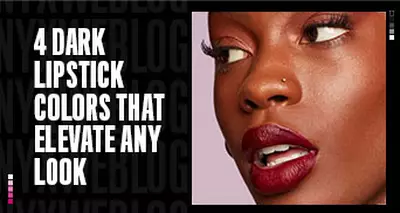 4 Dark Lipstick Colors to Elevate Your Winter Look