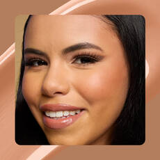 Close-up of model wearing Wonder Snatch(TM) Concealer in Shade 15 Neutral Tan.