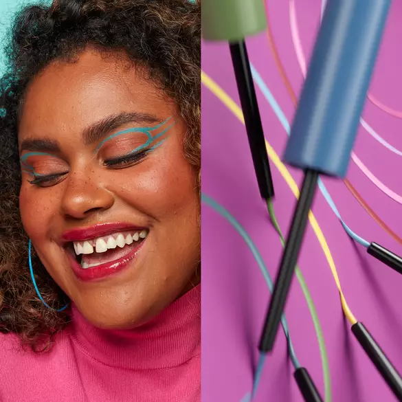 Extra thin brush for easy vivid lines