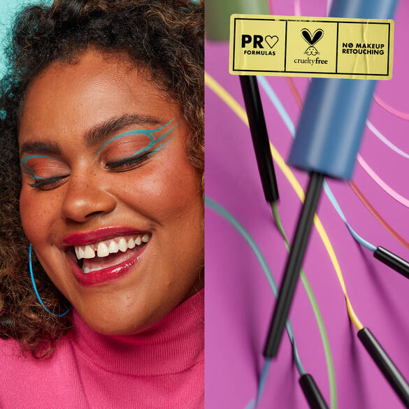 Vivid Brights Colored Liquid Eyeliner NYX Professional Makeup