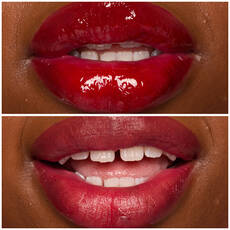 22 CHERRY DRENCHED shade of Lip I.V. Hydrating Lip Gloss Stain for both shine and stain.