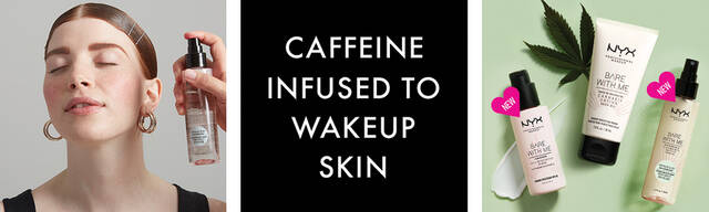 Caffeine Infused to Wakeup Skin