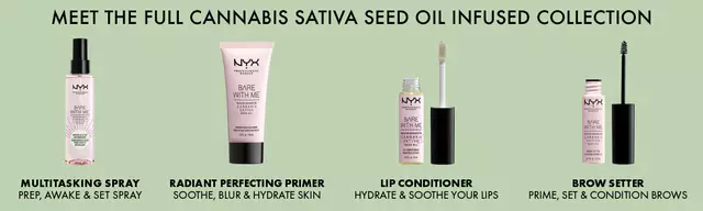 Meet the full Cannabis Sativa Seed Oil Infused Collection