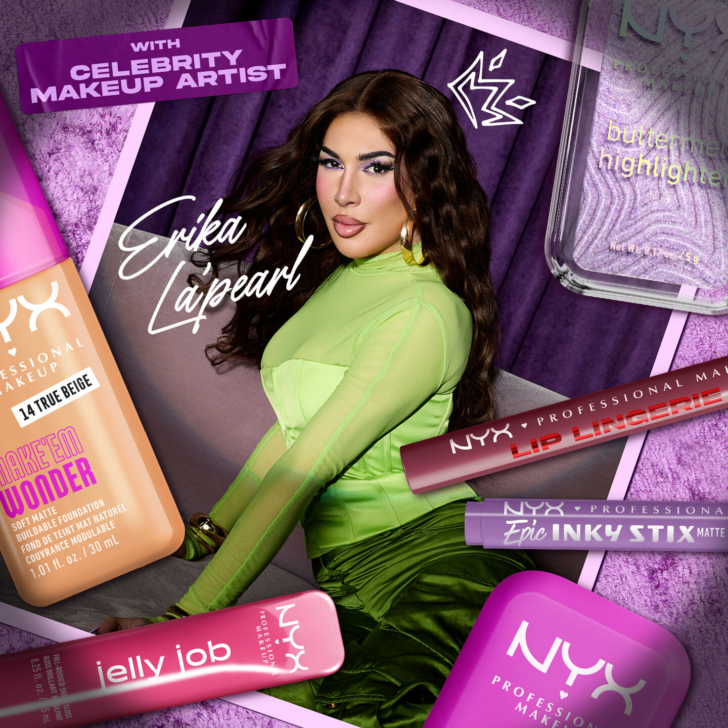 Celebrity Makeup Artist Erika La'Pearl