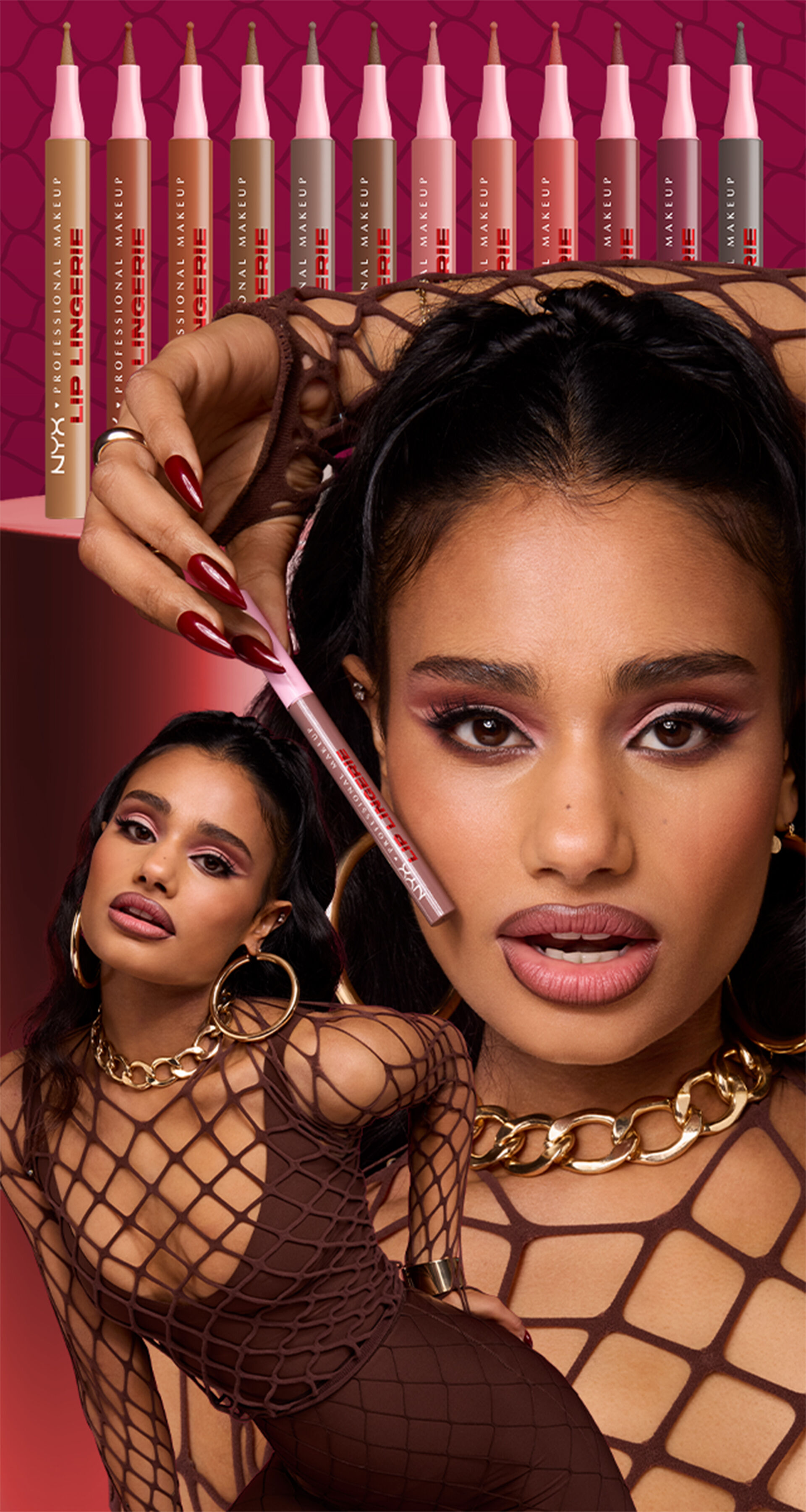 Lip lingerie color assortment video cover thumbnail