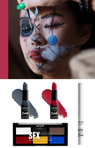 Halloween Makeup looks presented by Mimi Choi in collaboration with NYX Professional Makeup