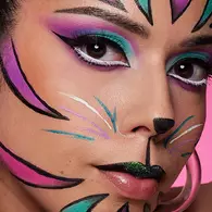 NYX Professional Makeup cat Halloween look