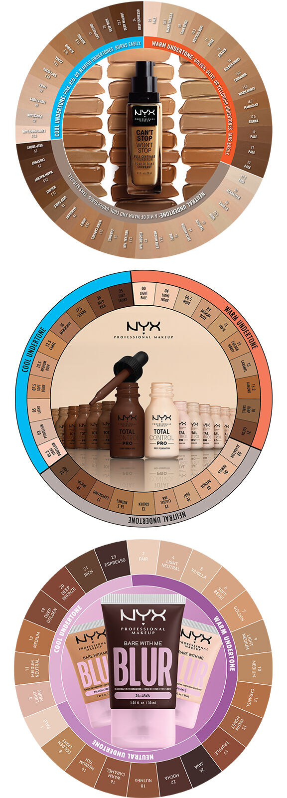 Nyx shop foundation shade