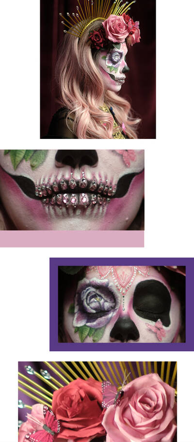 Dia De Los Muertos Catrina Doll Look