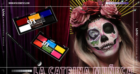 Check out our Beauty Collaborations! Meet La Catrina Muneca for Dia De Los Muertos!