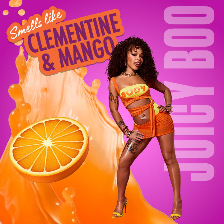 JUICY BOO: SMELLS LIKE CLEMENTINE & MANGO
