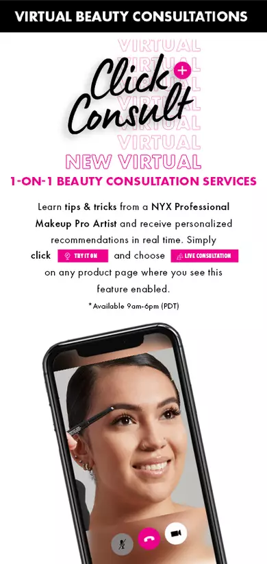 Learn tips & tricks from a NYX Professional Makeup Pro Artist & personalized recommendations in real time