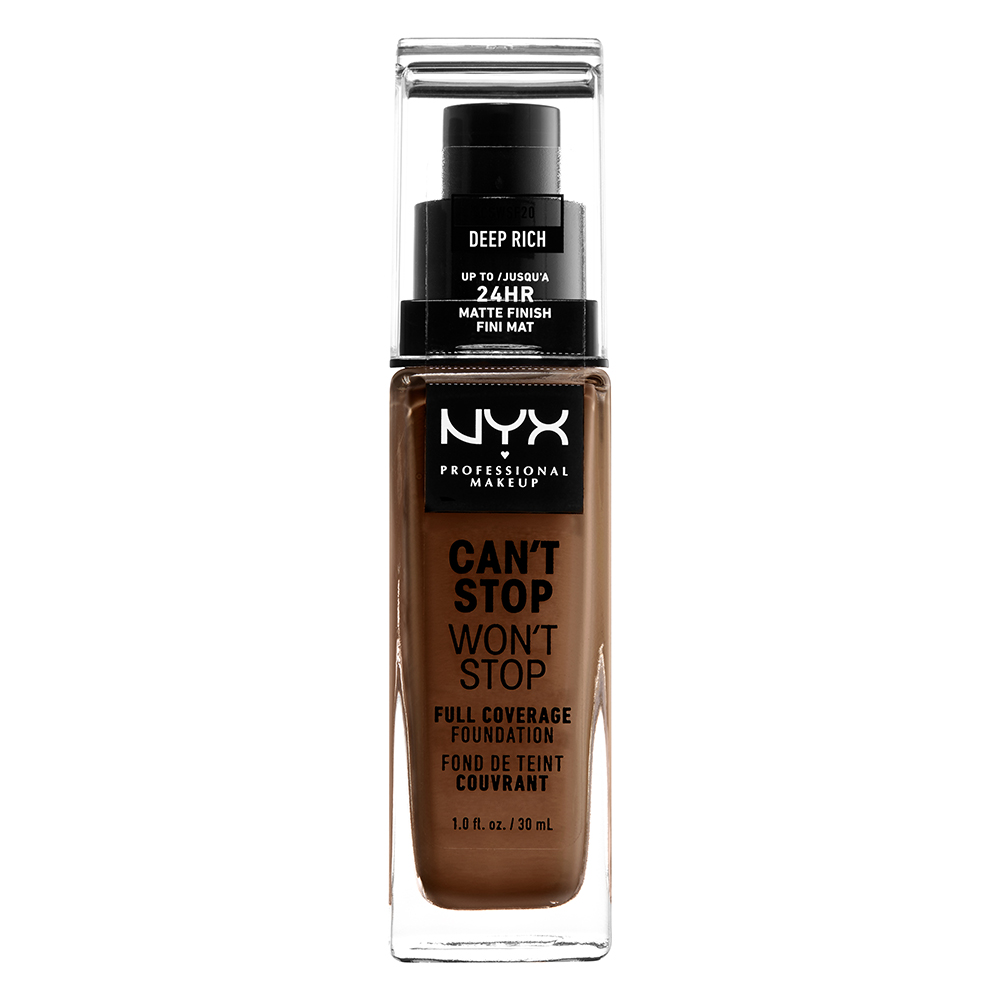 NYX Professional Makeup Cant Stop Wont Stop Coverage Foundation Nyx Professional Deep Rich 15$
