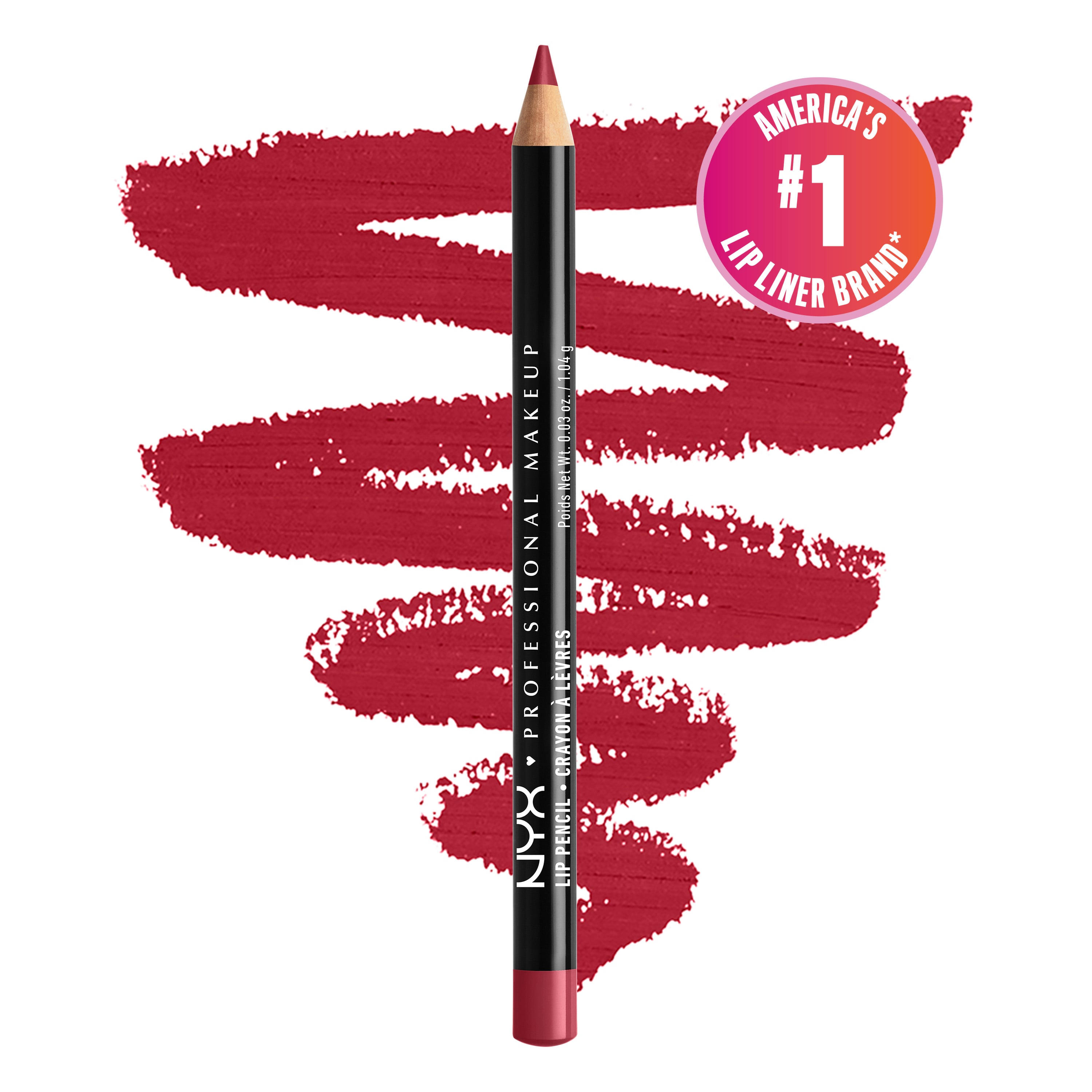 NYX Professional Makeup Slim Lip Pencil Creamy Lip Liner Burgundy 6$