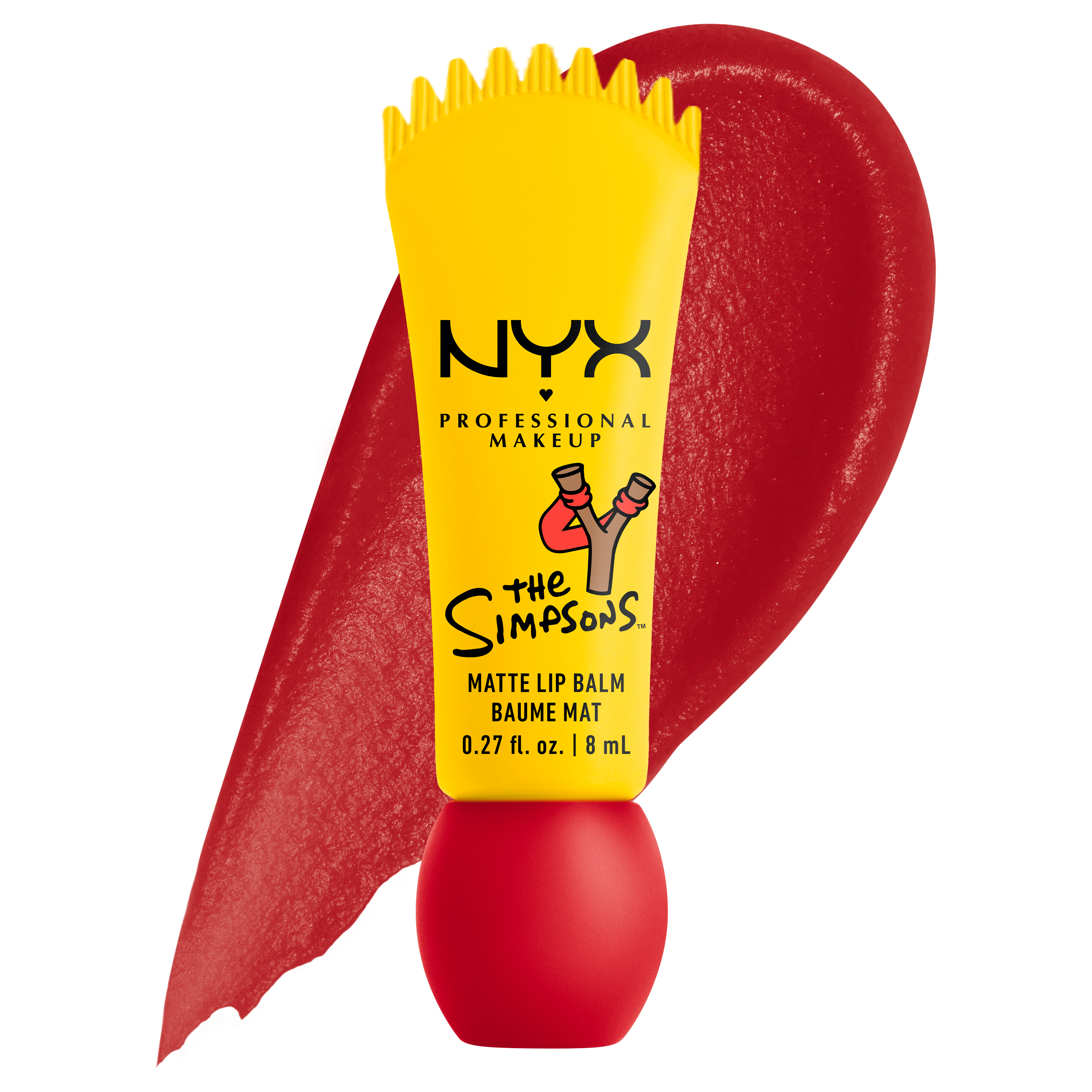 NYX Professional Makeup Simpson Smushy Matte Lip Balm Rebel Red $10