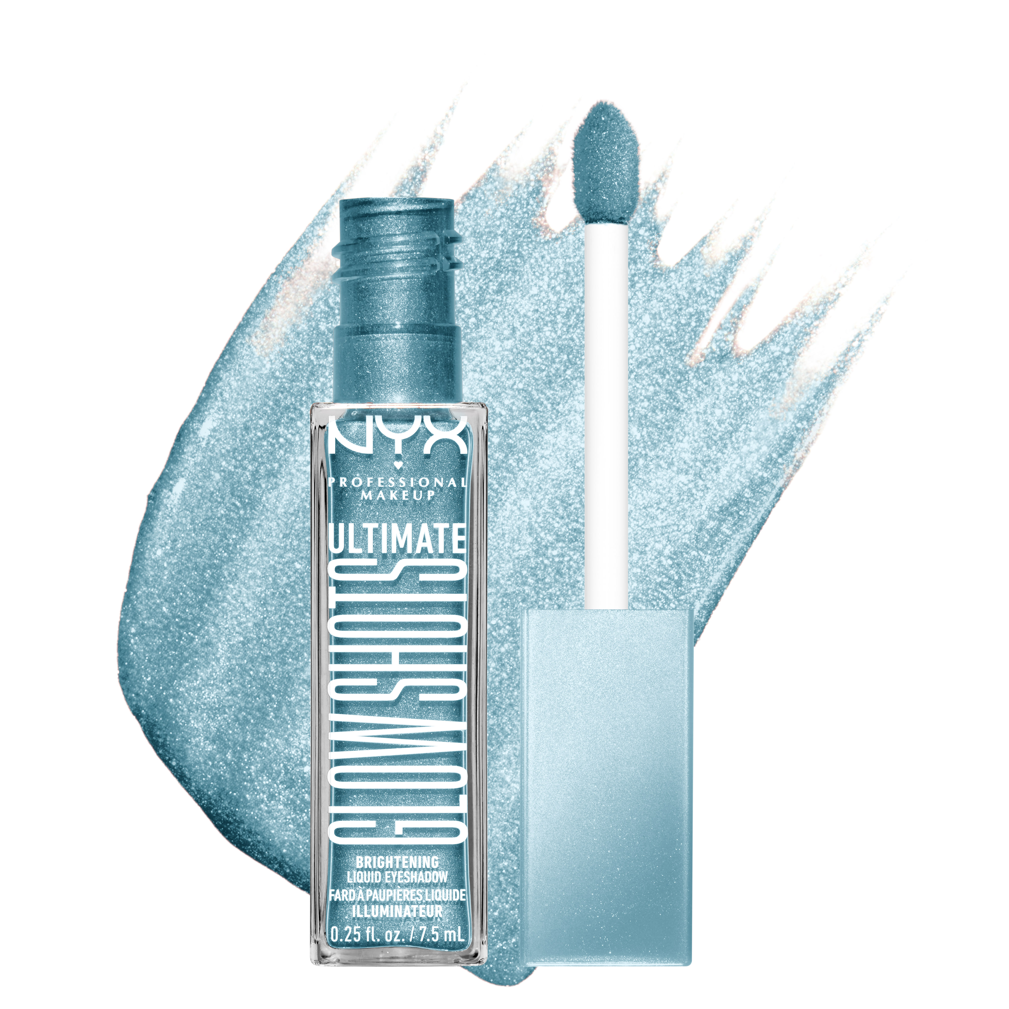 NYX Professional Makeup Liquid Eyeshadowultimate Glow Shot  Blueberry Baller