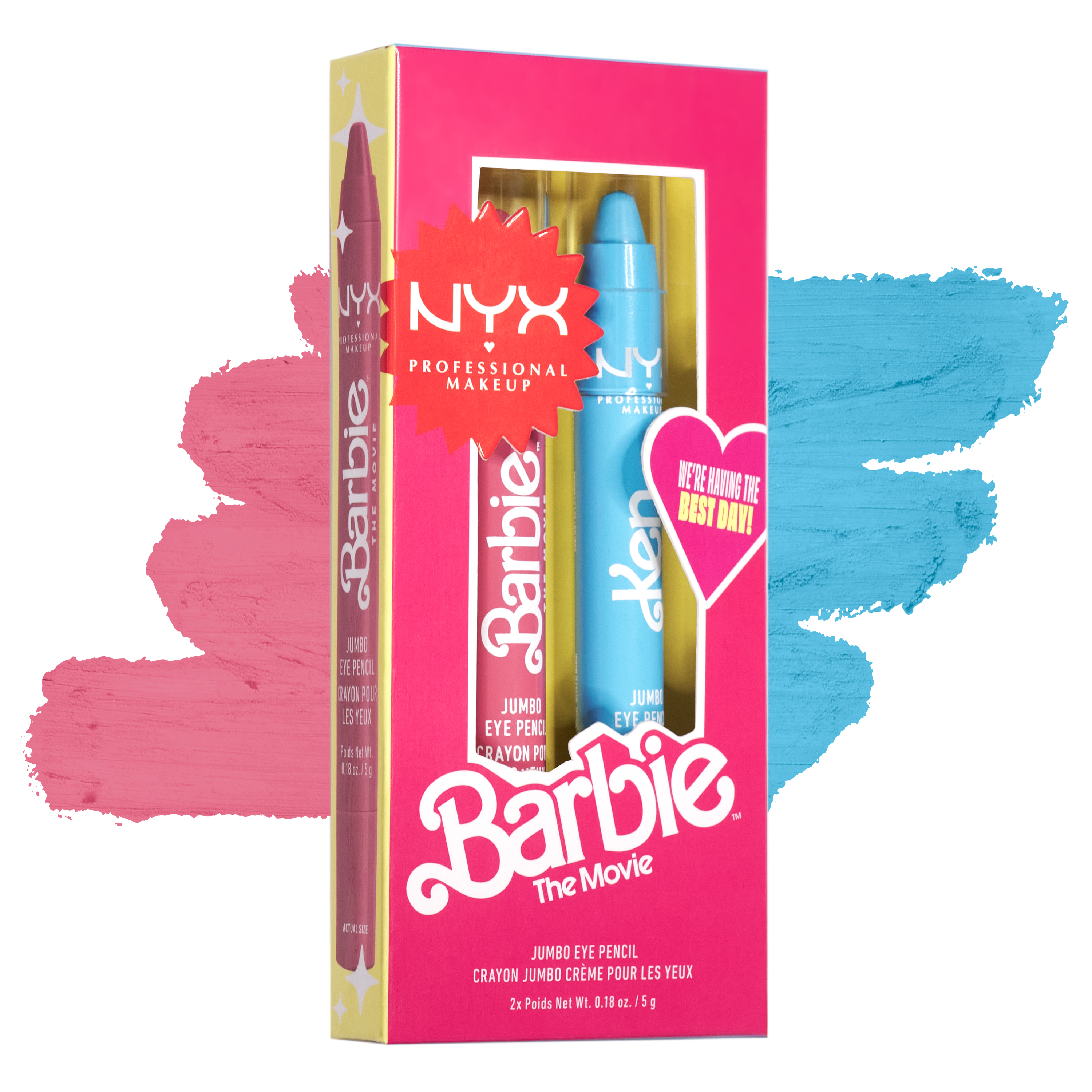 Barbie Jumbo Eye Pencil Kit NYX Professional Makeup