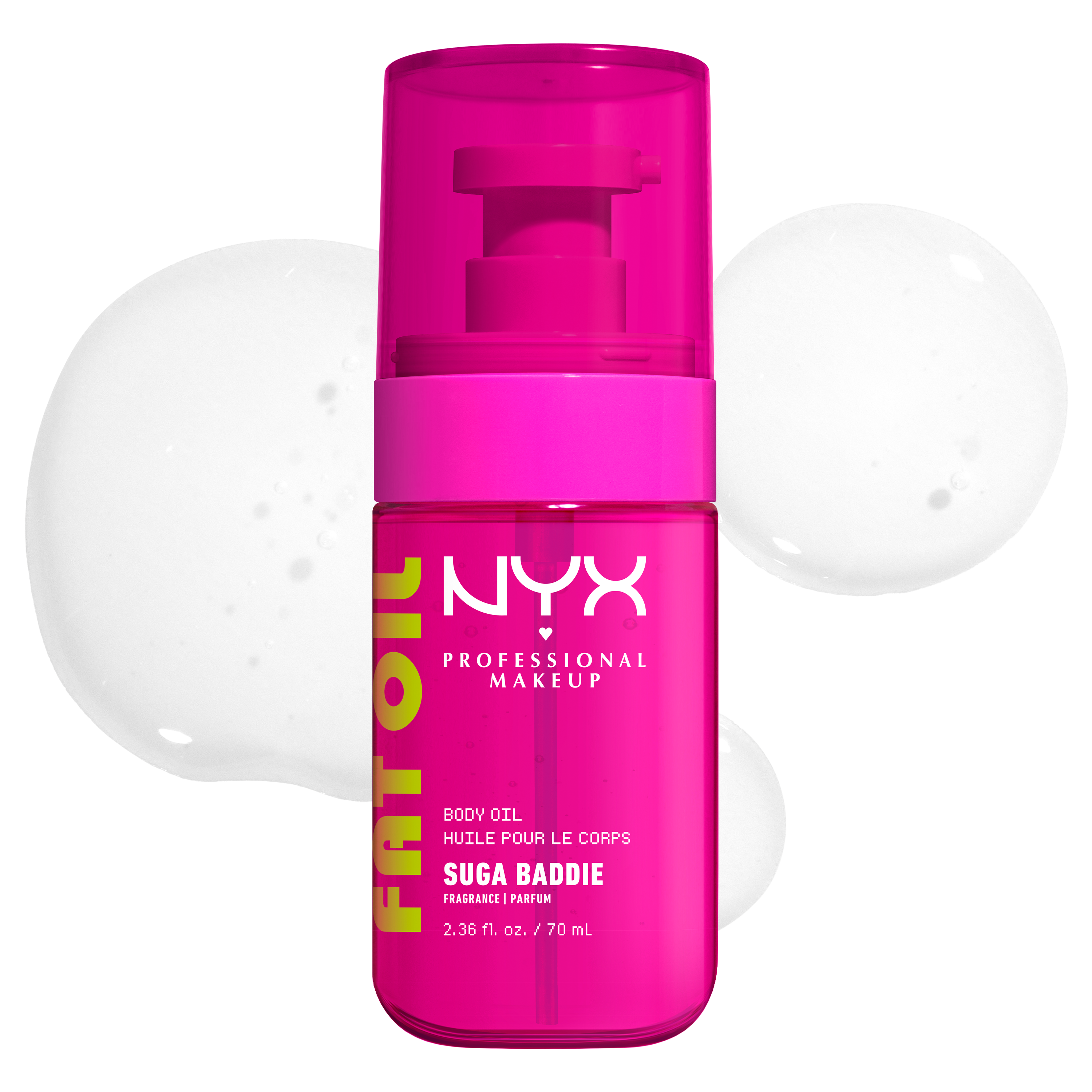 NYX Professional Makeup Fat Oil Body Oil Suga Baddie Vanilla Body Oil 18$