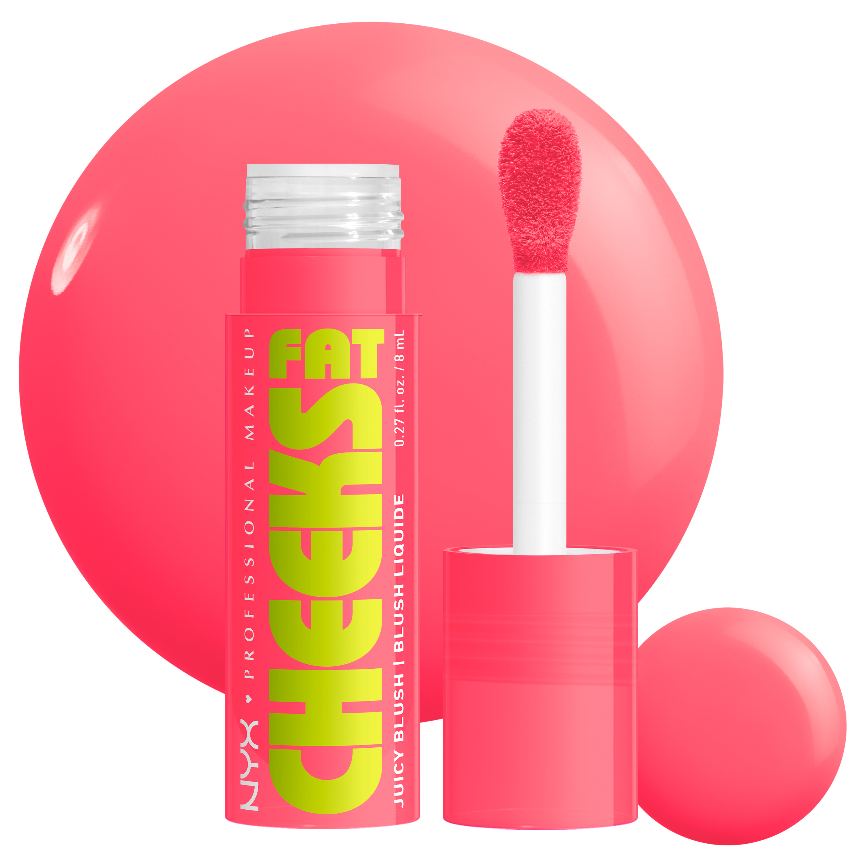 NYX Professional Makeup Fat Cheeks Juicy Liquid Blush Guava Gush 10$