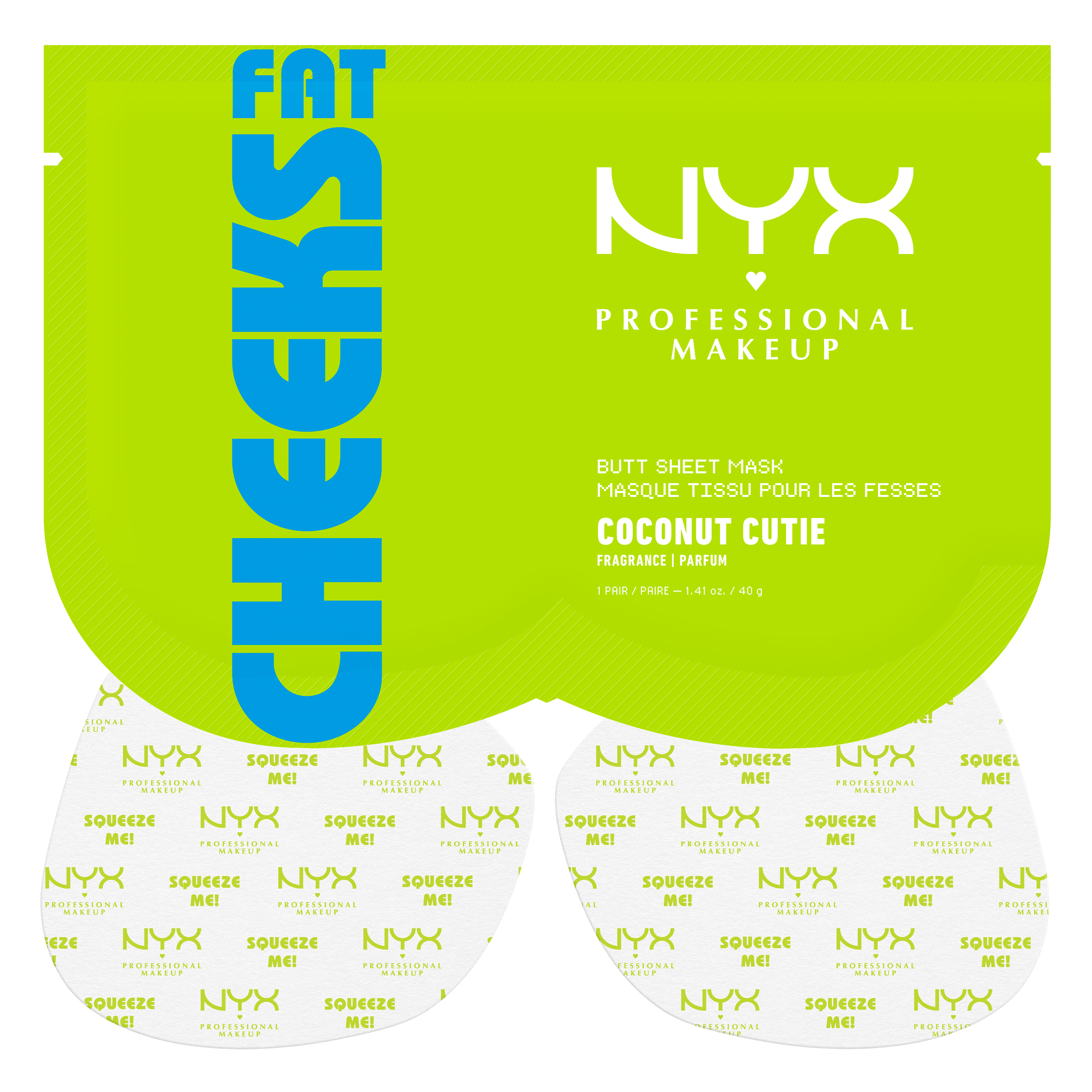 NYX Professional Makeup Fat Cheeks Butt Mask 10$