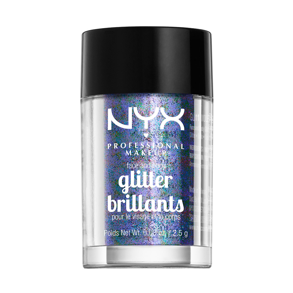 NYX Professional Makeup Loose Face Body Glitter Violet 7$